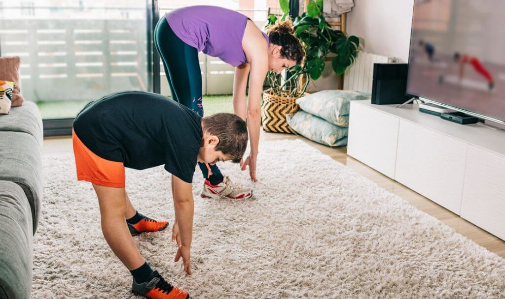 hacer ejercicio en familia aplicación