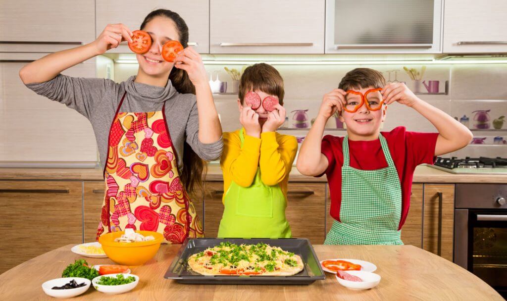 recetas de cocina para niños, niños ayudan a cocinar