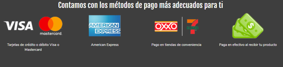 Formas de pago