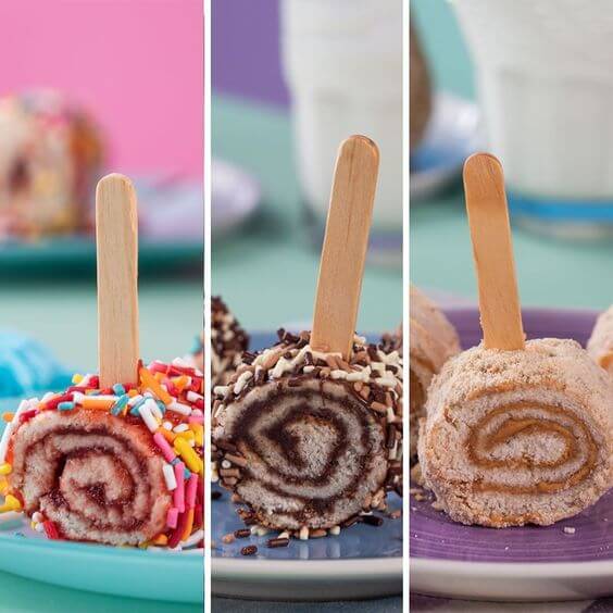 Paletas de espiral para niños