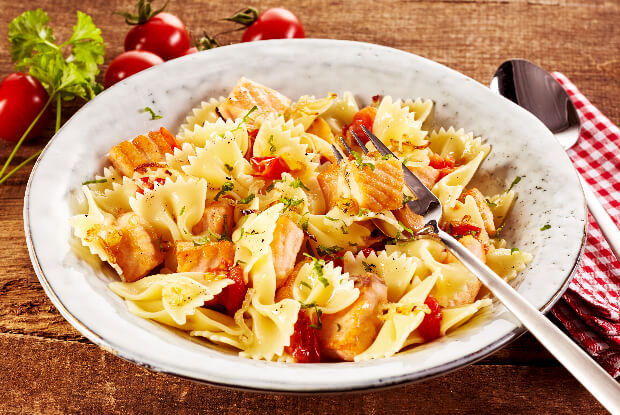 Pasta primavera receta fácil
