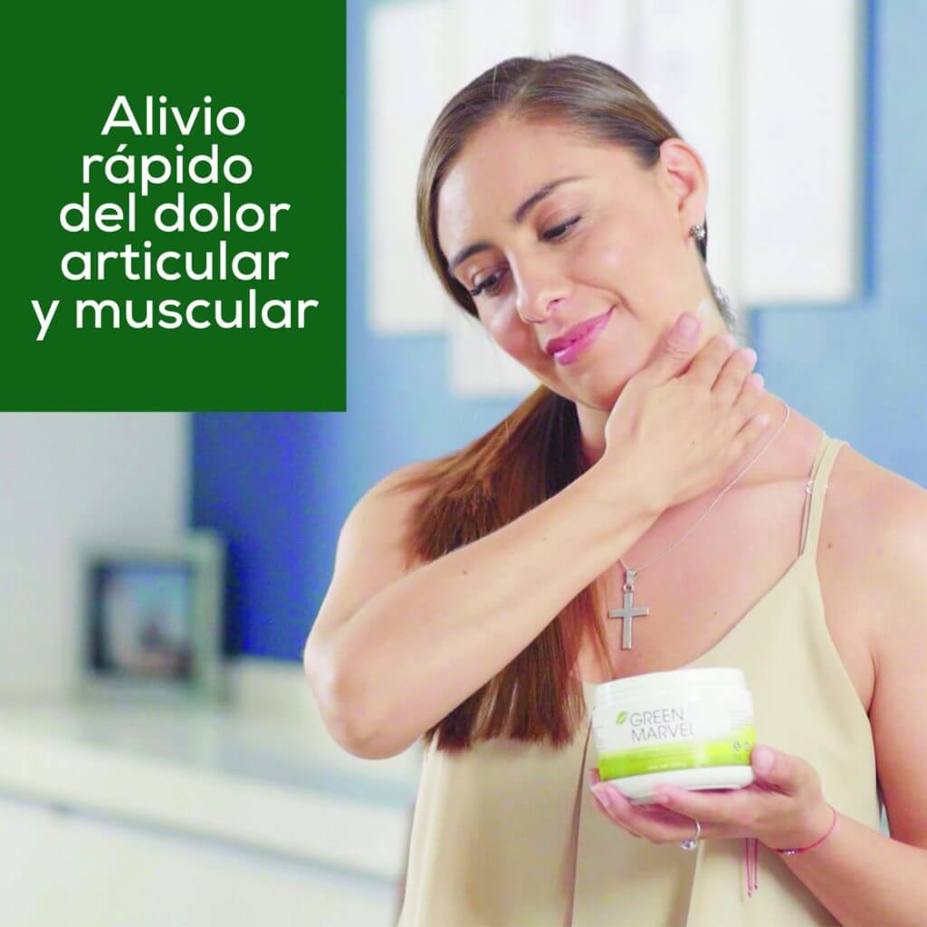 Green Marvel para dolores musculares y articulares