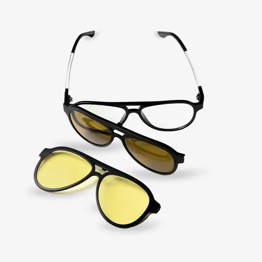 inova - Lentes de sol Eagle Eyes® SuperSight Sistema 3 en 1 Aviator