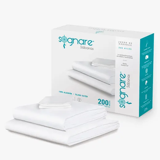 inova - Set de Sábanas Sognare® 200 Hilos