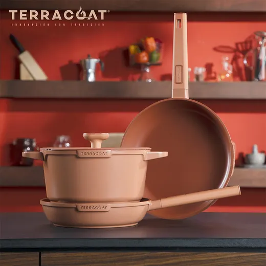 inova - Batería De Cocina Terracoat 