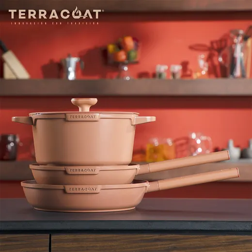 inova - Batería De Cocina Terracoat 