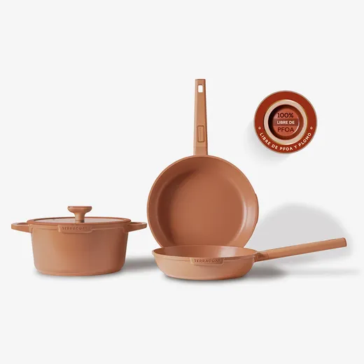 inova - Batería De Cocina Terracoat 