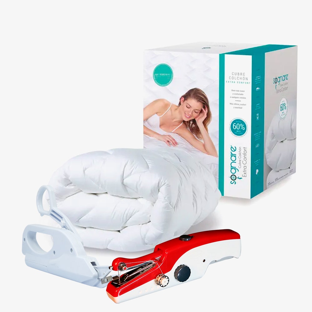 Cubre Colchon Sognare Extra Confort Matrimonial Magic Stitch Deluxe